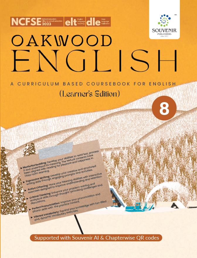 Oakwood English Class-8 cover
